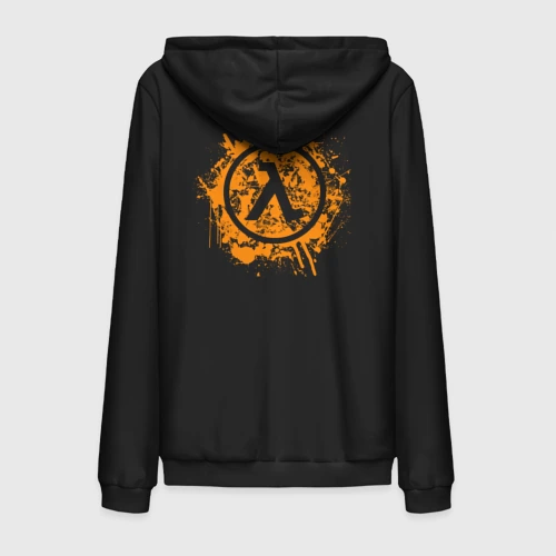 Мужская толстовка на молнии хлопок Half life grunge
