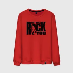 Мужской свитшот хлопок Queen We will rock you