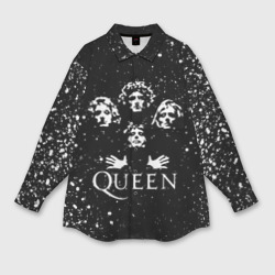 Мужская рубашка oversize 3D Queen