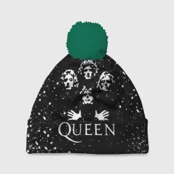 Шапка 3D c помпоном Queen