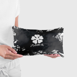 Подушка 3D антистресс Черный Клевер с черным пятном - фото 2