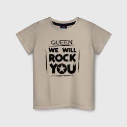 Детская футболка хлопок Queen will rock you