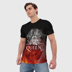 Мужская футболка 3D Queen Квин - фото 2