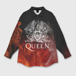 Мужская рубашка oversize 3D Queen Квин