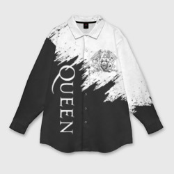 Женская рубашка oversize 3D Queen