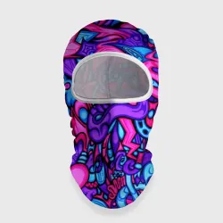 Балаклава 3D Неоновые черепа