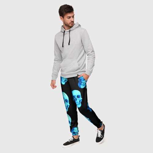 Мужские брюки 3D Черепа стиль, цвет 3D печать - фото 3