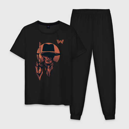 Мужская пижама хлопок Man in Black Фото 01 Мужская пижама хлопок Man in Black Фото 01