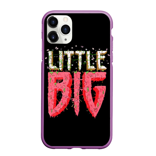 Чехол для iPhone 11 Pro Max матовый Little Big, цвет фиолетовый