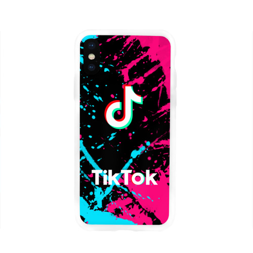 Чехол для iPhone X глянцевый ТИК ТОК Фото 01 Чехол для iPhone X глянцевый ТИК ТОК Фото 01