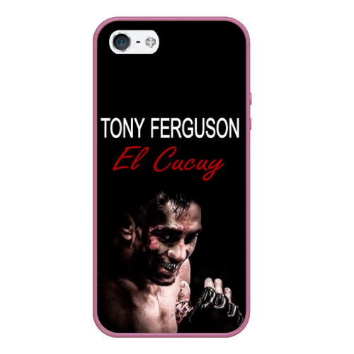 Чехол для iPhone 5/5S матовый El Cucuy, цвет розовый