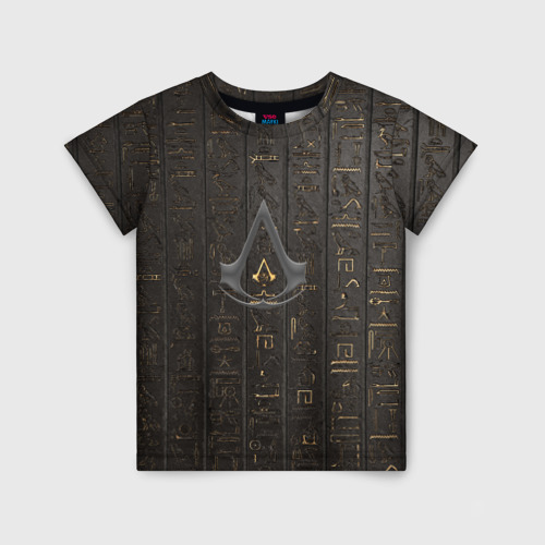 Детская футболка 3D с принтом Assassin's Creed, вид спереди #2