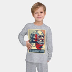 Детская пижама с лонгсливом хлопок Чарльз Буковски - фото 2