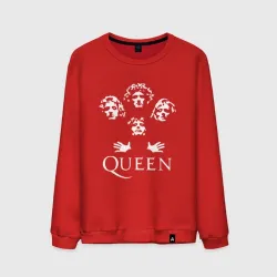 Мужской свитшот хлопок Квин Queen +на спине