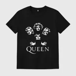 Мужская футболка хлопок Квин Queen +на спине
