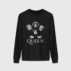 Женский свитшот хлопок Квин Queen +на спине