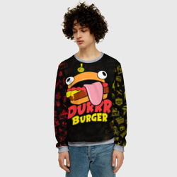Мужской свитшот 3D Fortnite Durrr Burger - фото 2