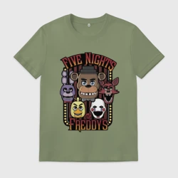 Мужская футболка хлопок Five Nights At Freddys FNAF