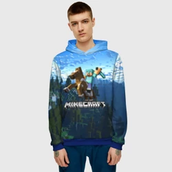 Мужская толстовка 3D Minecraft Майнкрафт - фото 2