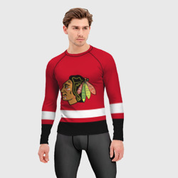 Мужской рашгард 3D Chicago Blackhawks - фото 2