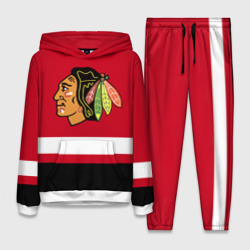 Женский костюм с толстовкой 3D Chicago Blackhawks