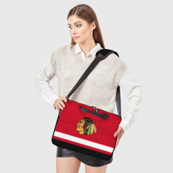 Сумка для ноутбука 3D Chicago Blackhawks - фото 2