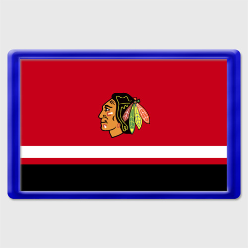 Магнит 45*70 Chicago Blackhawks, цвет синий