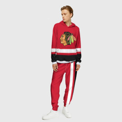 Мужской костюм с толстовкой 3D Chicago Blackhawks - фото 2