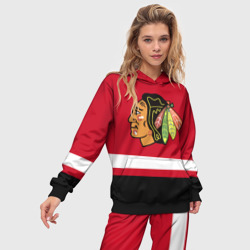 Женский костюм с толстовкой 3D Chicago Blackhawks - фото 2