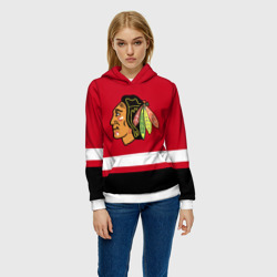 Женская толстовка 3D Chicago Blackhawks - фото 2