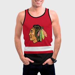 Мужская майка 3D Chicago Blackhawks - фото 2