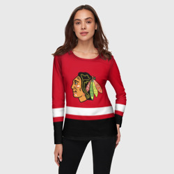 Женский лонгслив 3D Chicago Blackhawks - фото 2