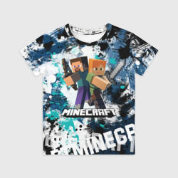 Детская футболка 3D Minecraft Майнкрафт