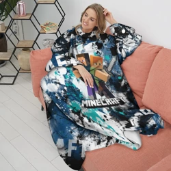 Плед с рукавами Minecraft Майнкрафт - фото 2