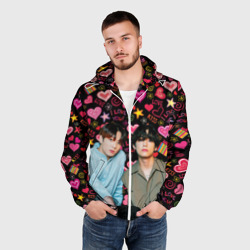 Мужская ветровка 3D BTS: пейринг ВиГуки - фото 2