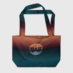 Пляжная сумка 3D Westworld