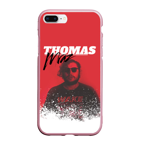 Чехол для iPhone 7Plus/8 Plus матовый Thomas Mraz, цвет розовый