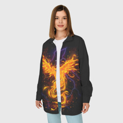 Женская рубашка oversize 3D Phoenix - фото 2