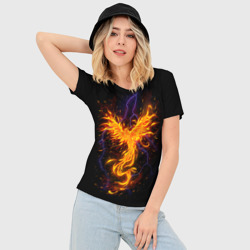 Женская футболка 3D Slim Phoenix - фото 2