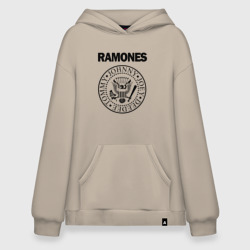 Худи SuperOversize хлопок Ramones Рамонес