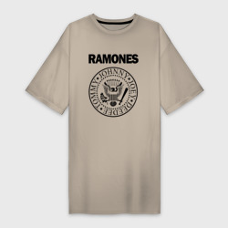 Ramones Рамонес – Платье-футболка хлопок с принтом купить