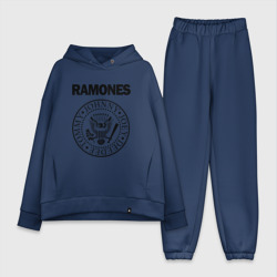 Женский костюм хлопок Oversize Ramones Рамонес