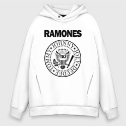 Мужское худи Oversize хлопок Ramones Рамонес