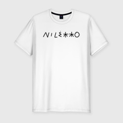 Niletto – Мужская футболка хлопок Slim с принтом купить