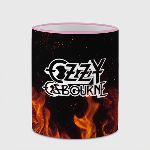 Кружка с полной запечаткой Ozzy Osbourne Оззи Осборн, цвет Кант розовый - фото 4