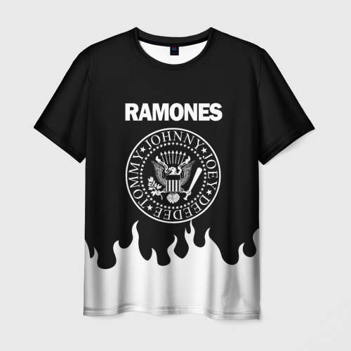 Мужская футболка 3D RAMONES