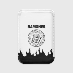 Картхолдер Magsafe магнитный Ramones black logo