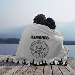 Плед 3D Ramones black logo - фото 2