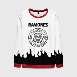 Мужской свитшот 3D Ramones black logo