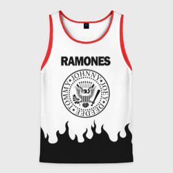 Мужская майка 3D Ramones black logo